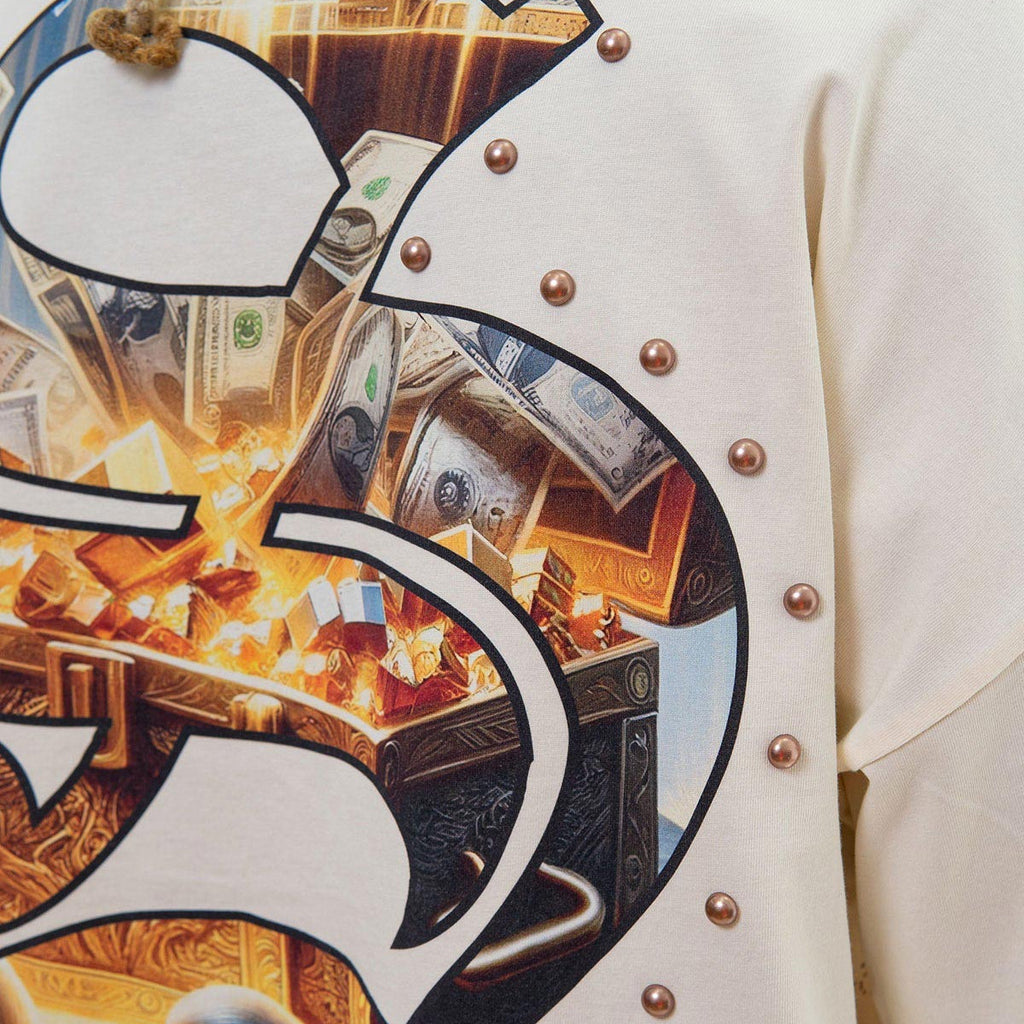 Stray treasure chest wide & crop fit tee