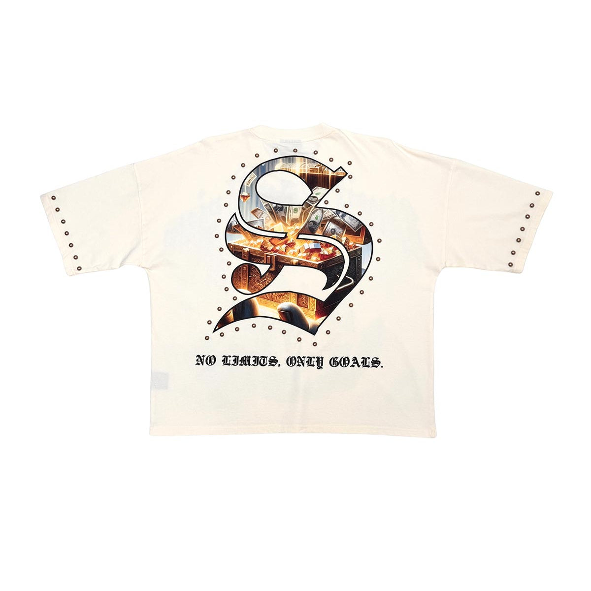 Stray treasure chest wide & crop fit tee