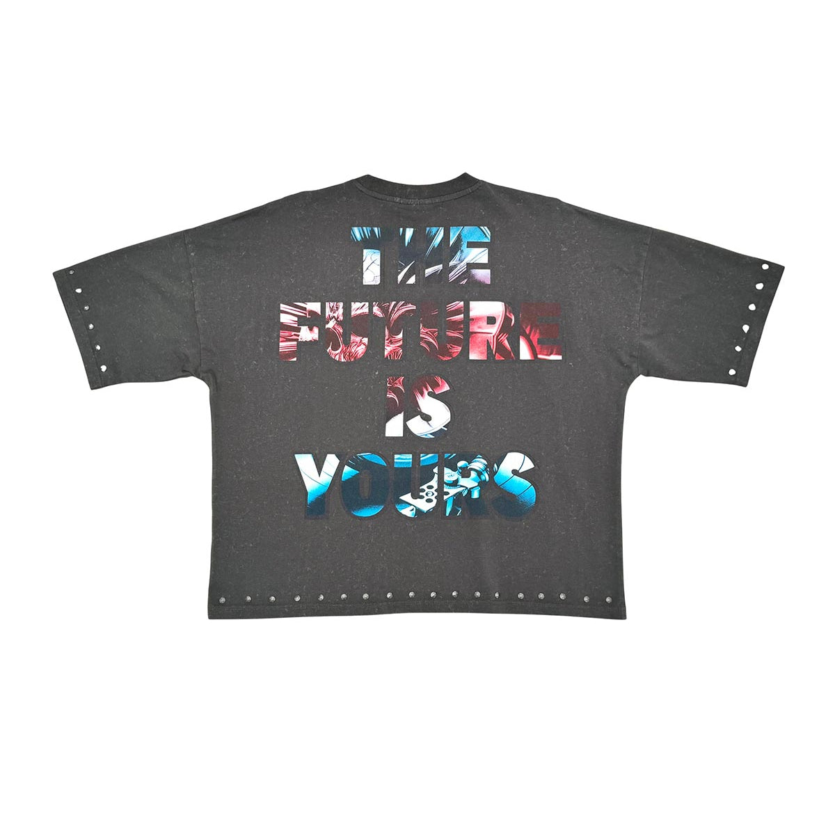 Stray the future is yours wide & crop fit tee