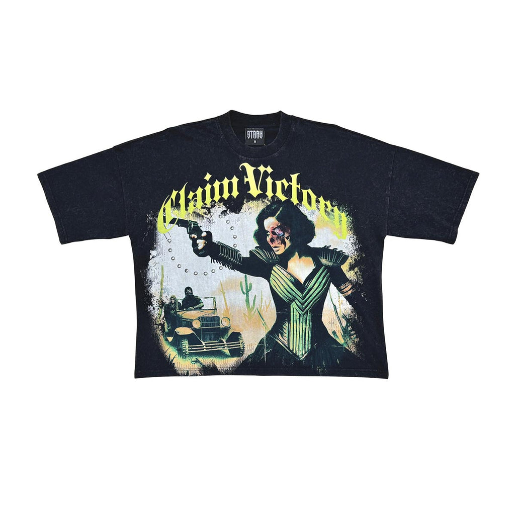 Stray claim victory wide & crop fit tee