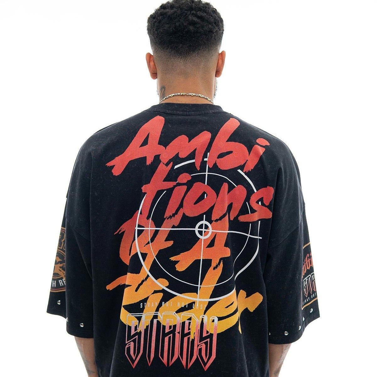 Stray ambitions 3/4 sleeve tee