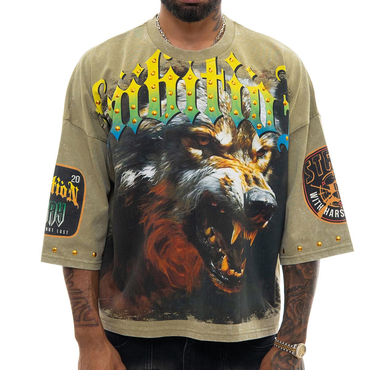 Stray ambitions 3/4 sleeve tee