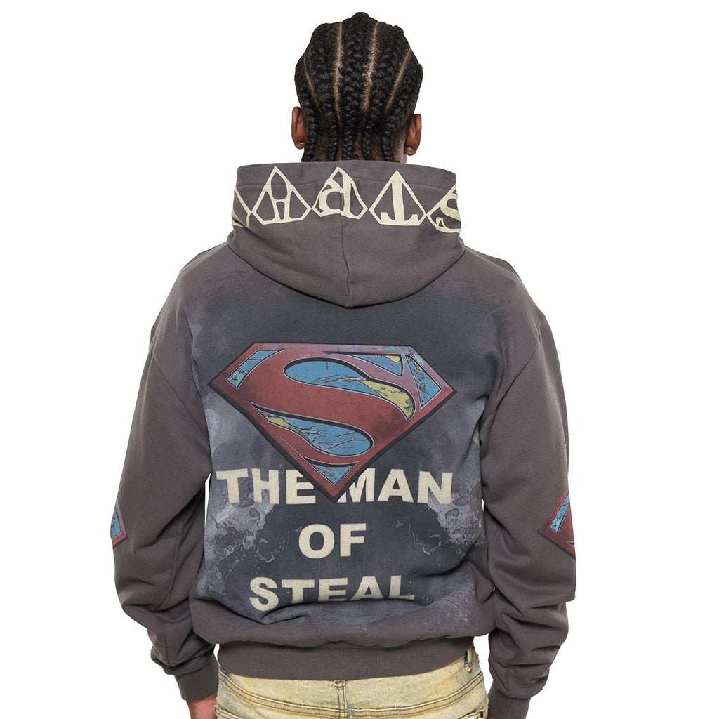 Man of steel stray pullover hoodie