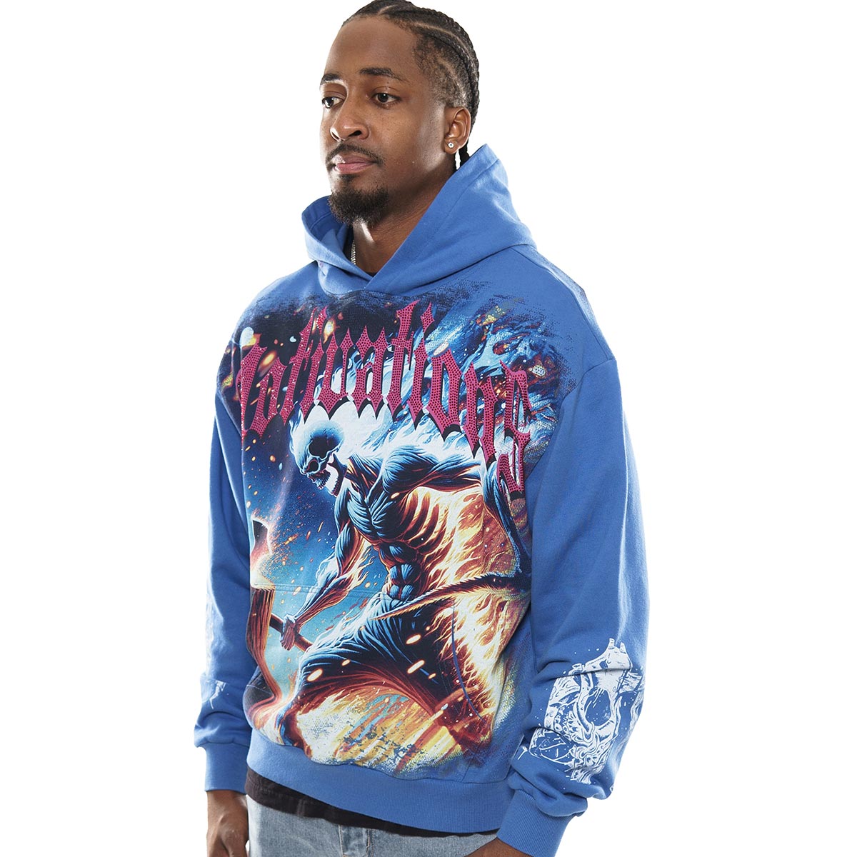 Motivations stray pullover hoodie