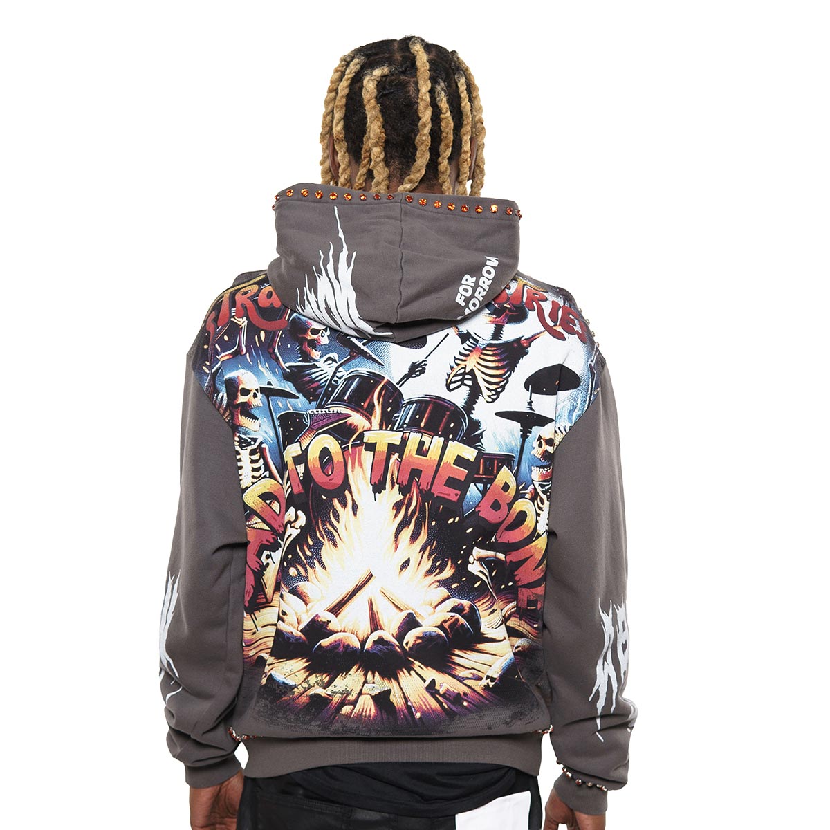 A bold vision stray full-zip hoodie