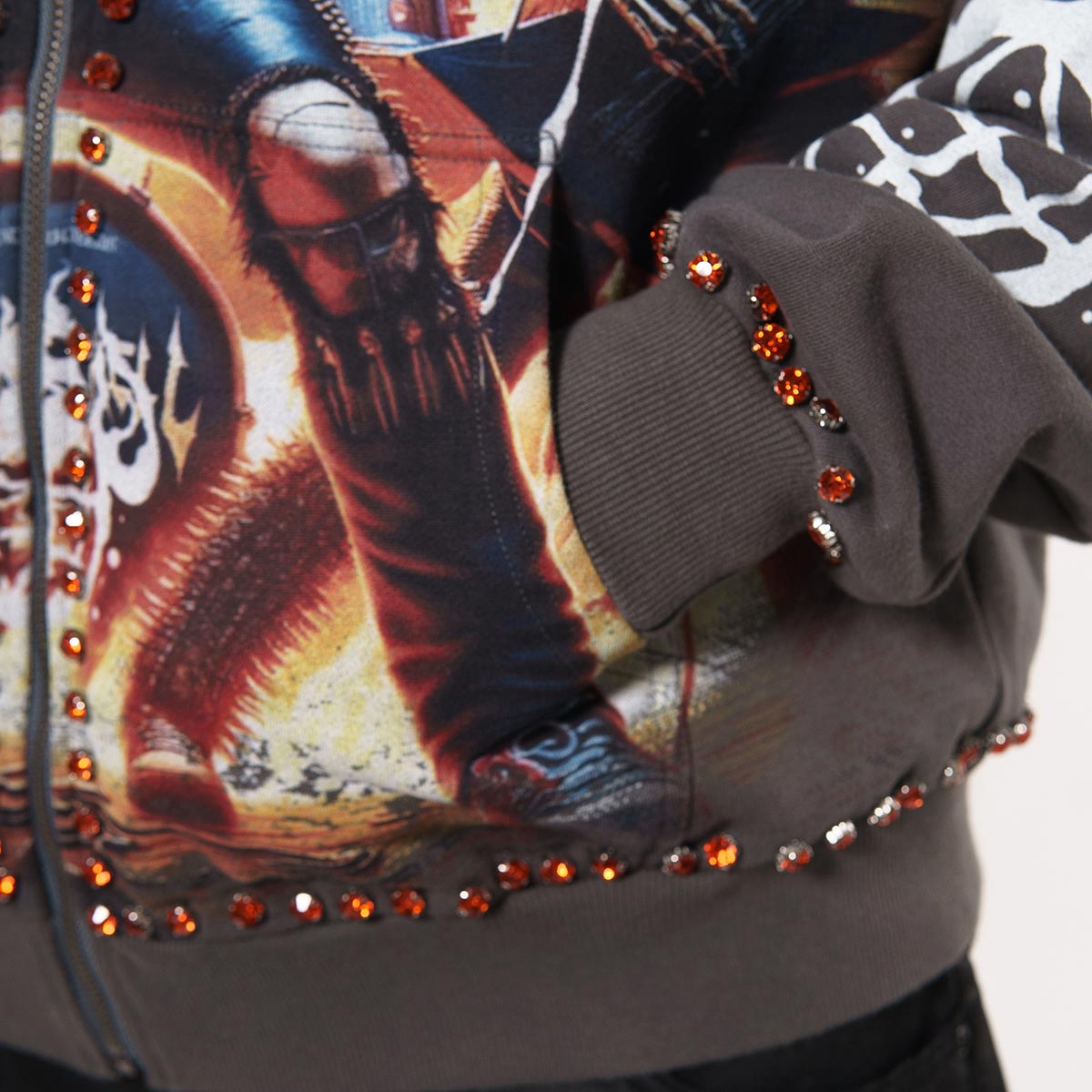 A bold vision stray full-zip hoodie