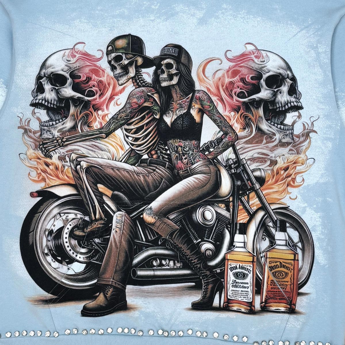 Stray ride or die full-zip hoodie