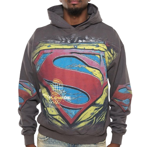 Man of steel stray pullover hoodie