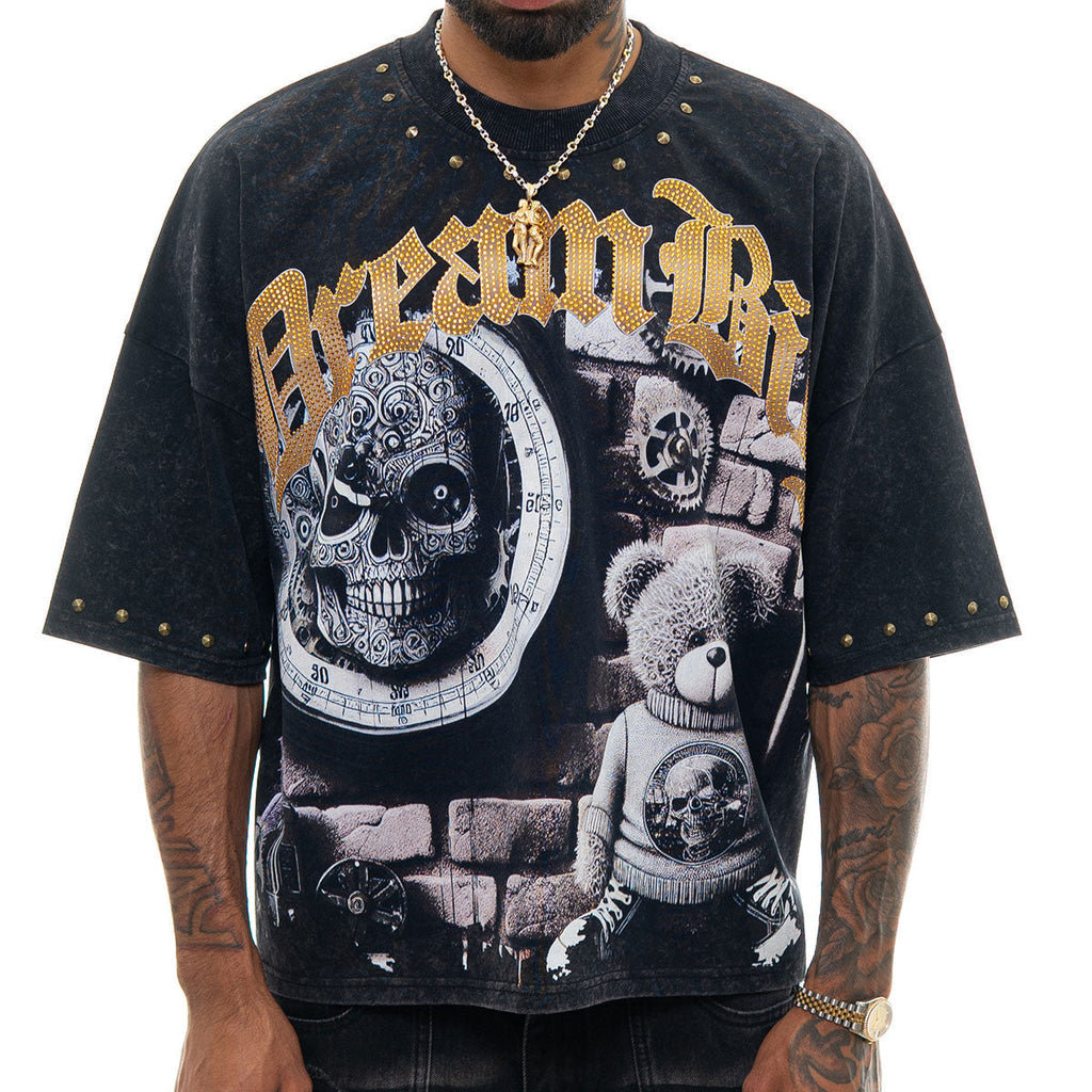 Stray dream big wide & crop fit tee