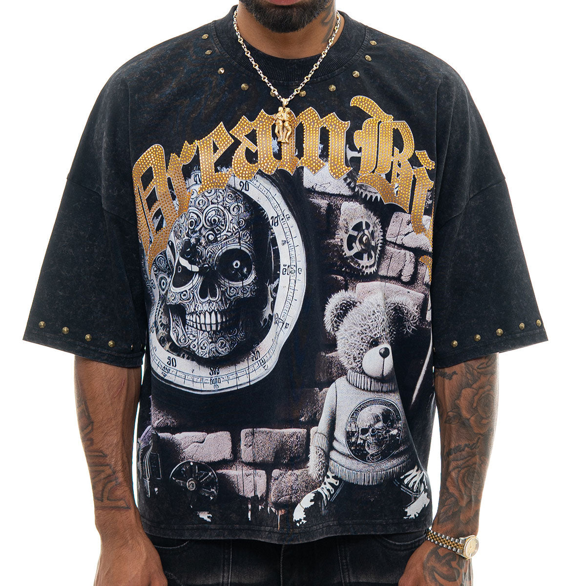 Stray dream big wide & crop fit tee