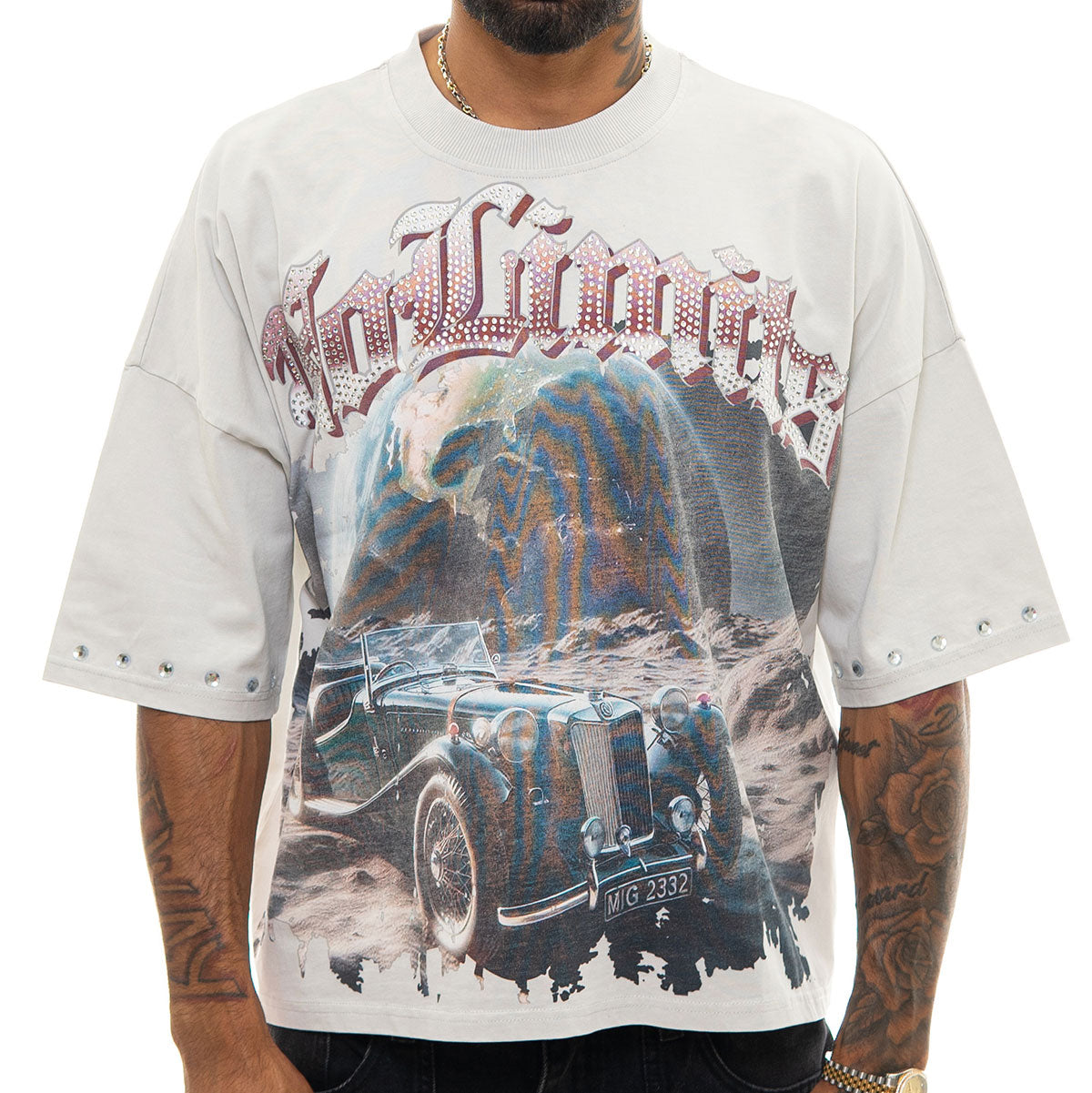 Stray no limits wide & crop fit tee