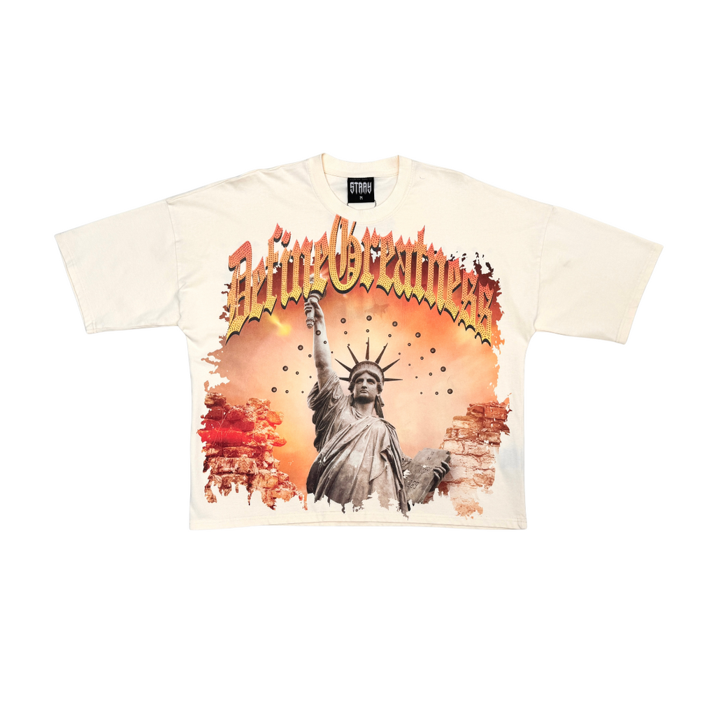 Stray define greatness wide & crop fit tee