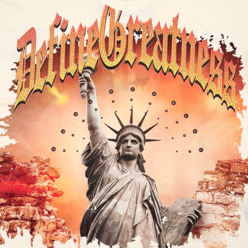 Stray define greatness wide & crop fit tee