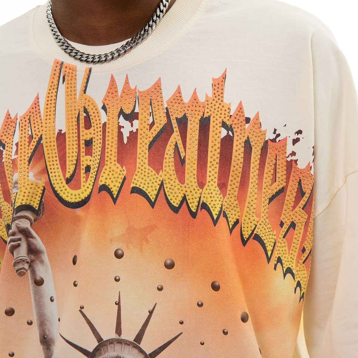 Stray define greatness wide & crop fit tee