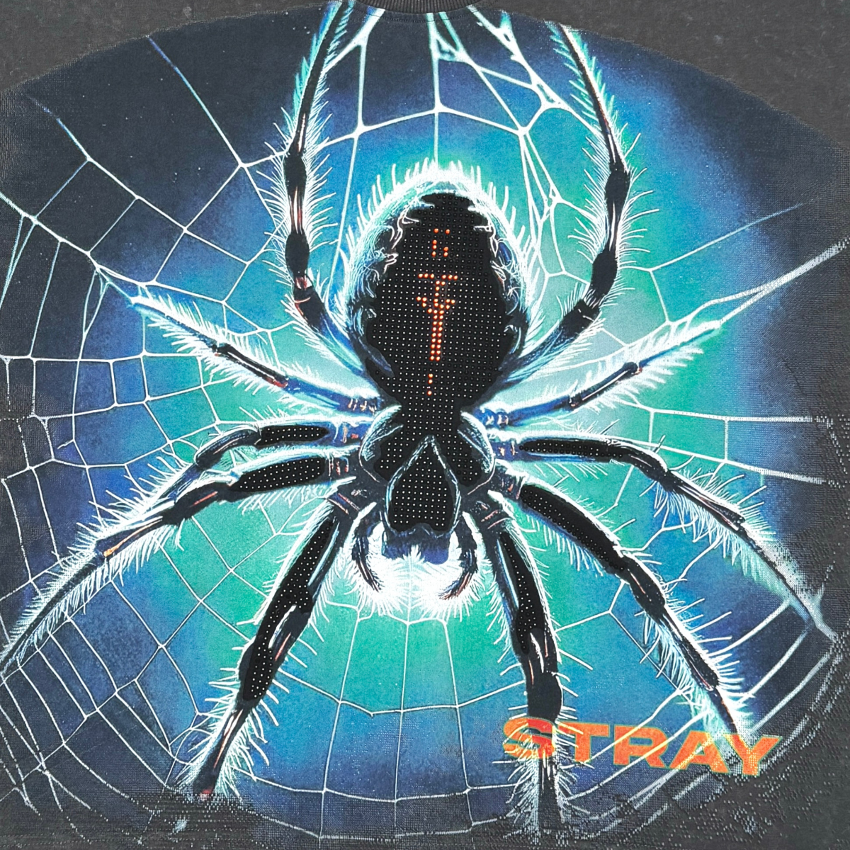 Stray spider wide & crop fit tee