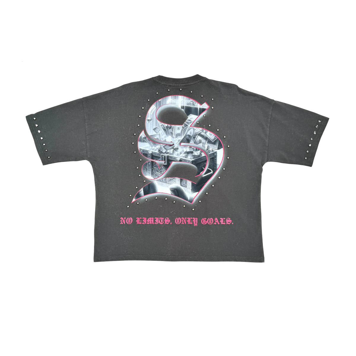 Stray treasure chest wide & crop fit tee