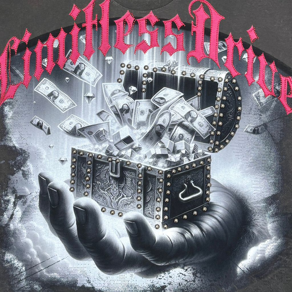 Stray treasure chest wide & crop fit tee