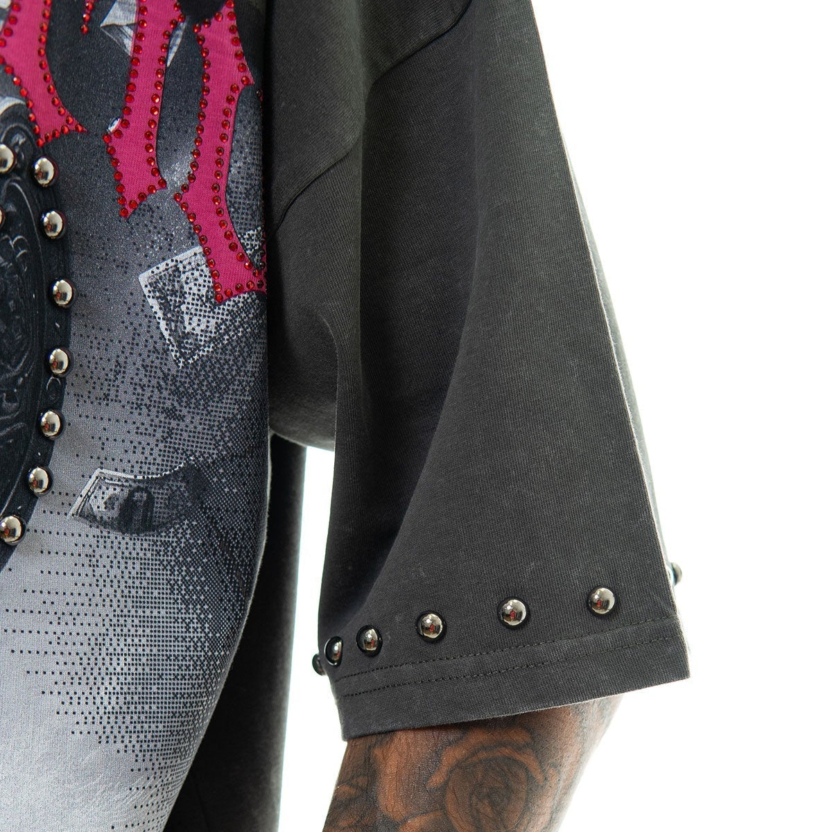 Stray treasure chest wide & crop fit tee