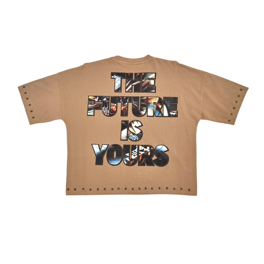 Stray the future is yours wide & crop fit tee