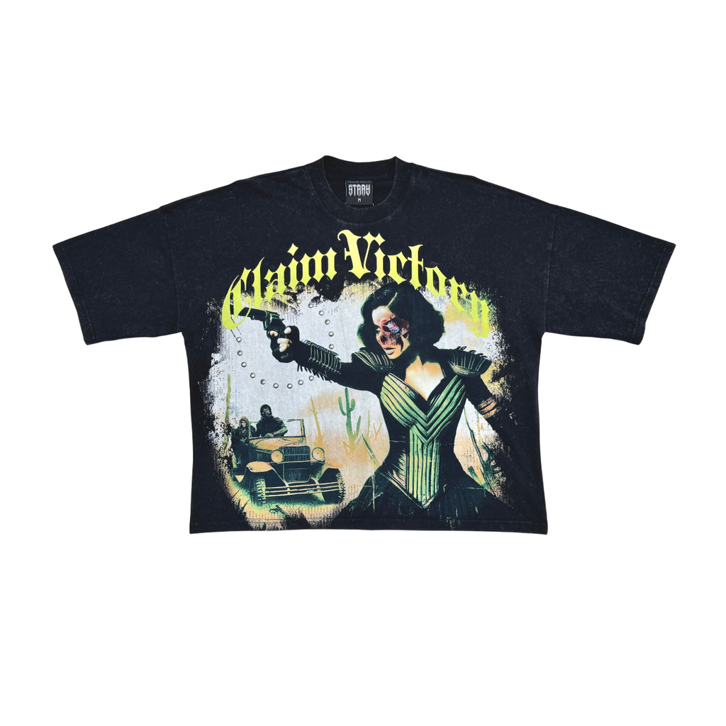 Stray claim victory wide & crop fit tee