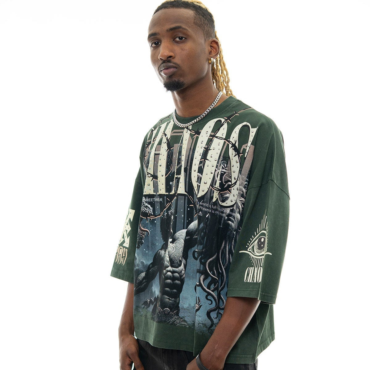 Stray chaos 3/4 sleeve tee