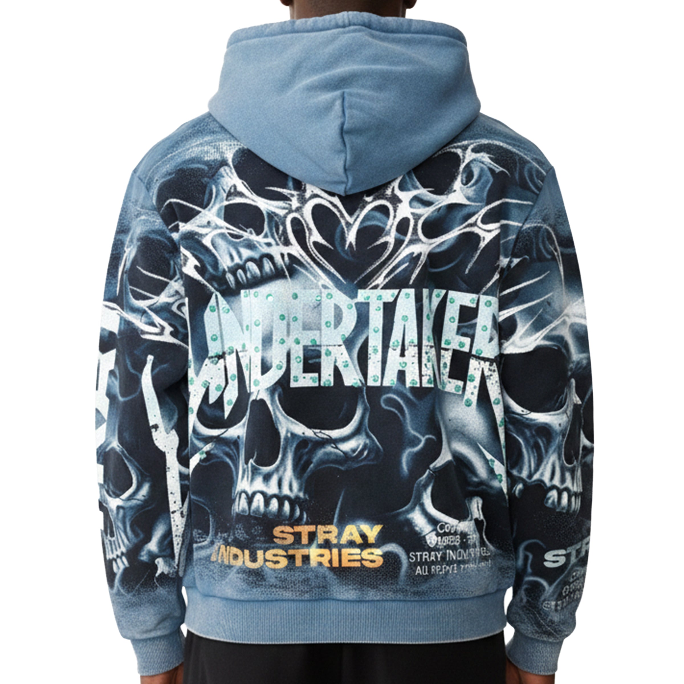 Under taker zipper hoodie