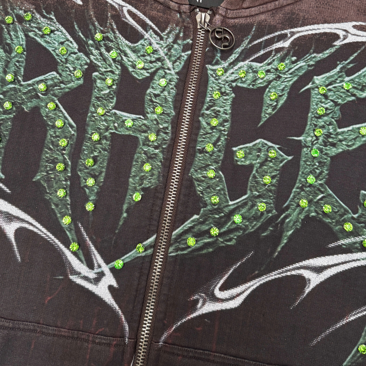 Rage deathmetal zipper hoodie